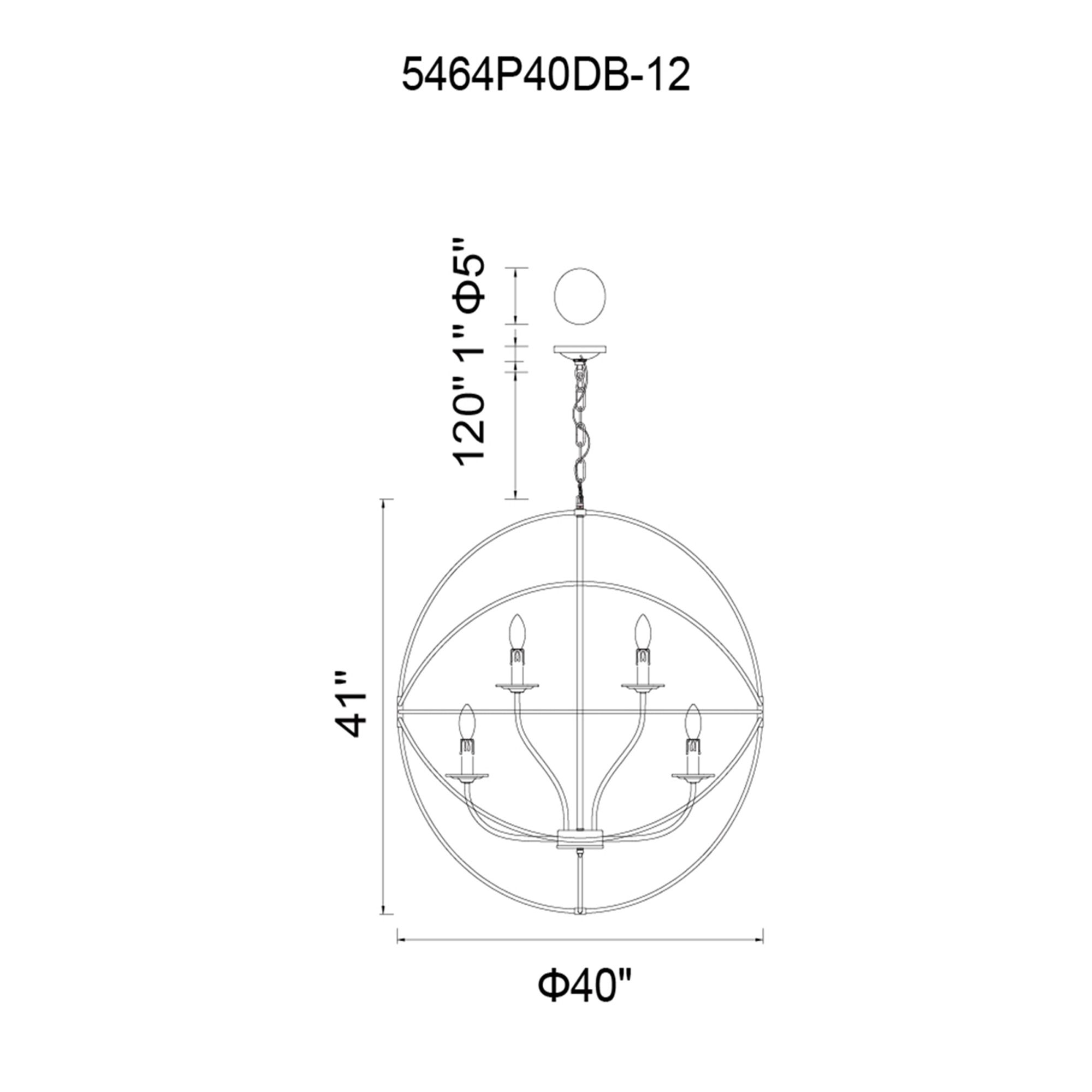 Image 7 Arza 12 Light Up Chandelier With Brown Finish more views