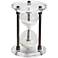 Arzate Polished Metal and Clear Acrylic Sand Timer