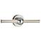 Arzy 19.75" Wide Brushed Nickel Linear LED Bath Light And Chrome Accen