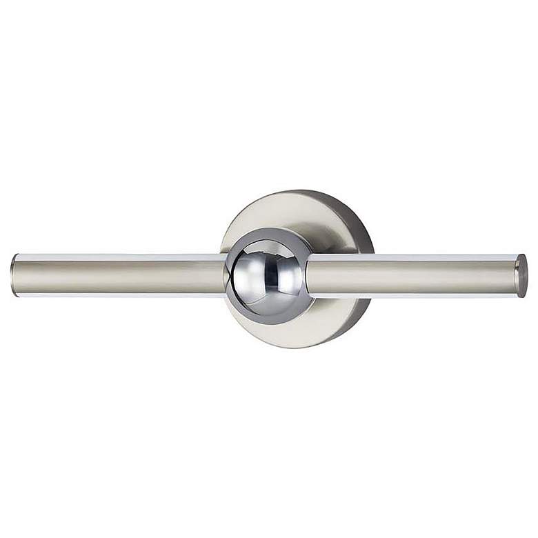 Image 3 Arzy 19.75" Wide Brushed Nickel Linear LED Bath Light And Chrome Accen more views