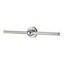 3_Arzy 27.5" Wide Brushed Nickel Linear LED Bath Light And Chrome Accent more views