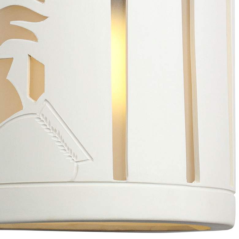 Image 3 Asavva 13" High White Bisque LED Outdoor Wall Light more views