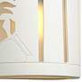 Asavva 13" High White Bisque LED Outdoor Wall Light