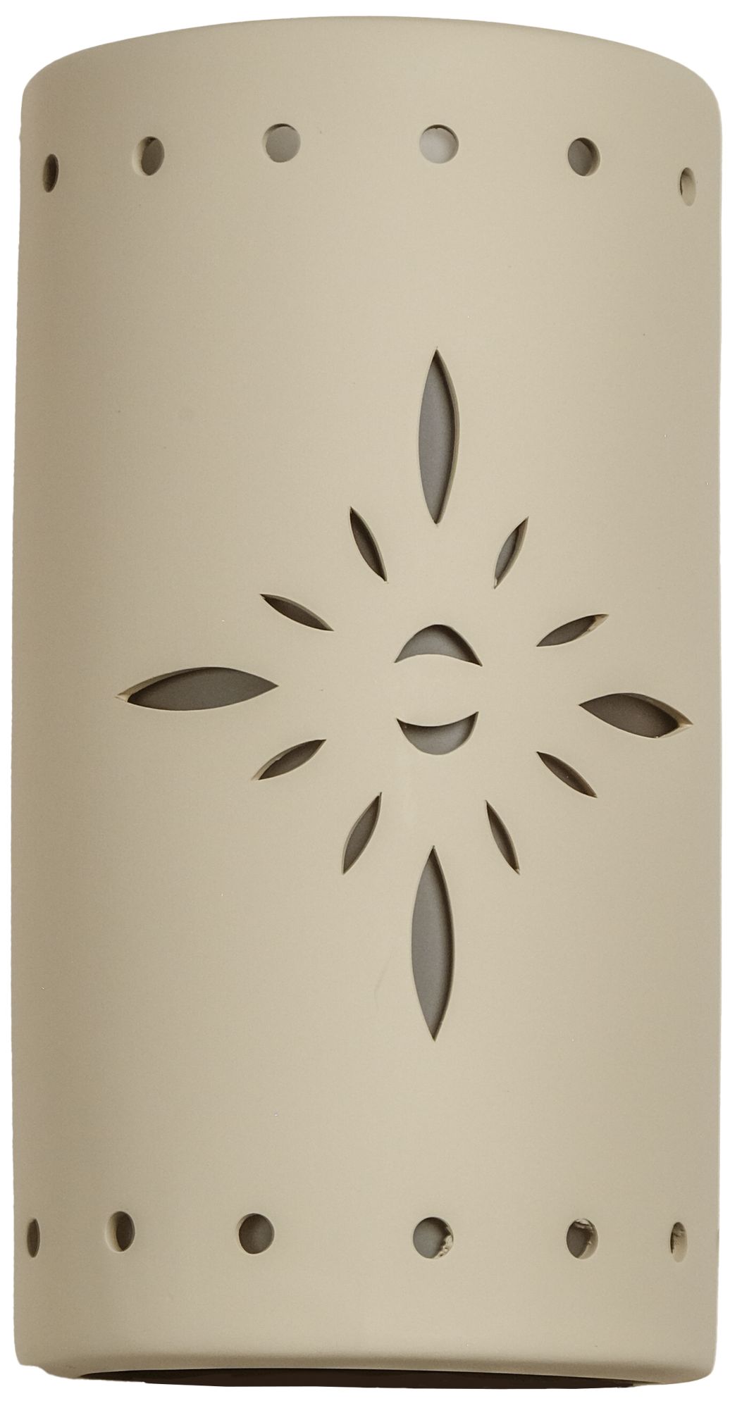 Asawa-10.5-inch-high-ceramic-beige-up/down-LED-outdoor-wall-light