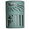 asawa-10.5-inch-high-ceramic-sage-up/down-led-outdoor-wall-light