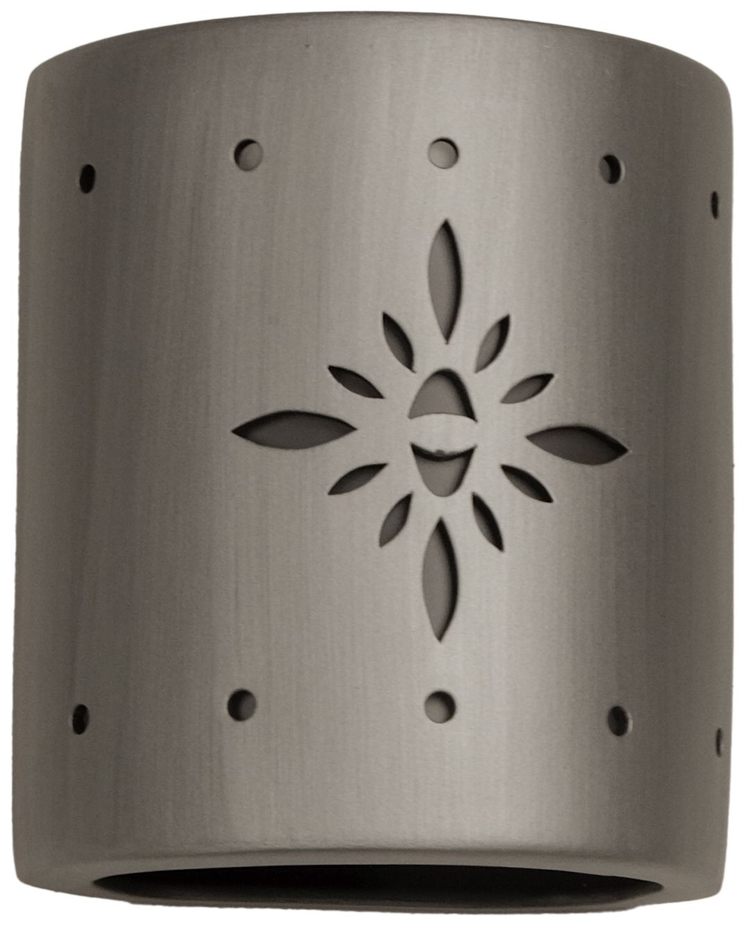 Asawa-8.5-inch-high-ceramic-pewter-up/down-LED-outdoor-wall-light