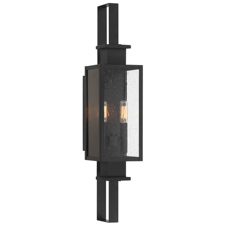 Image 1 Ascott 2-Light Outdoor Wall Lantern in Matte Black