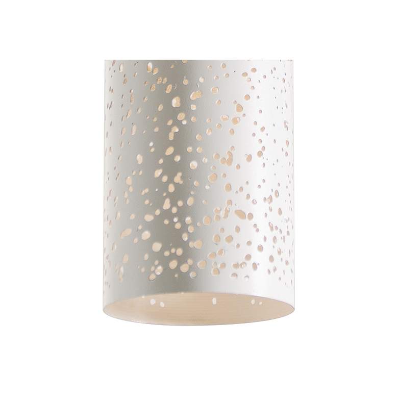 Image 3 Ash 3 1/2" Wide White Cylinder LED Mini Pendant more views