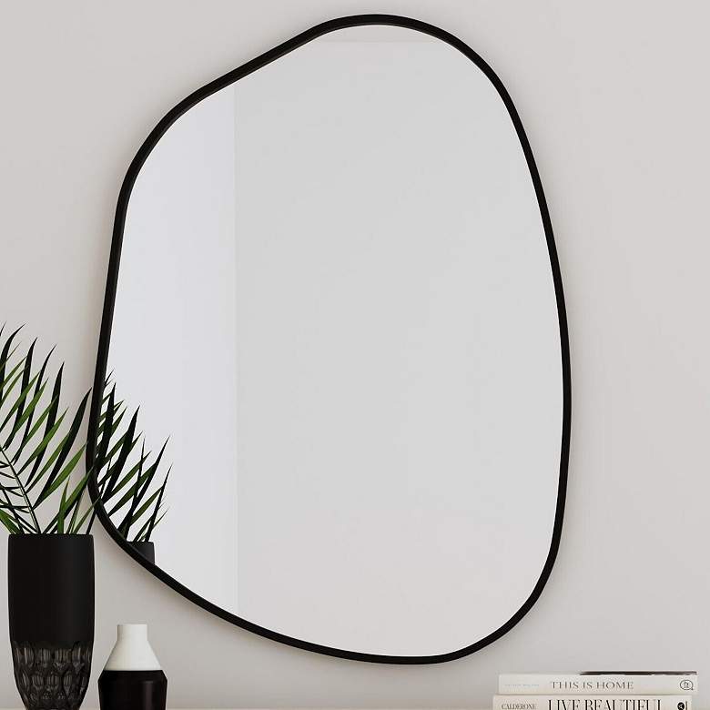 Image 1 Ash 30" x 40" Black Wall Mirror