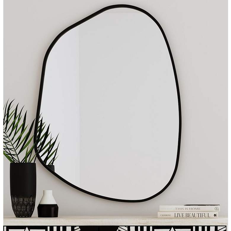 Image 6 Ash 30" x 40" Black Wall Mirror more views