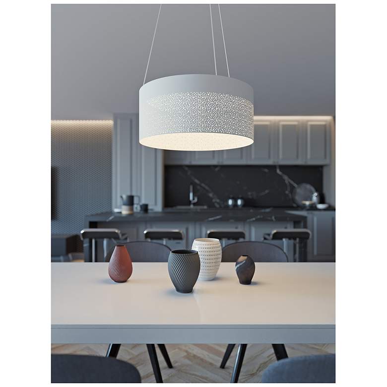 Image 4 Ash 8.5" White LED Pendant more views