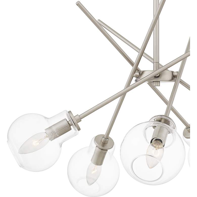 Image 5 Asha 5-Light Brushed Nickel Chandelier more views