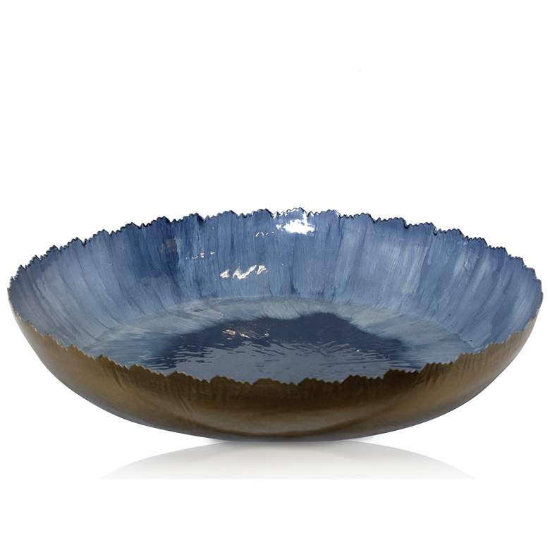 Image 1 Asha - Blue And Brown Accent Bowl