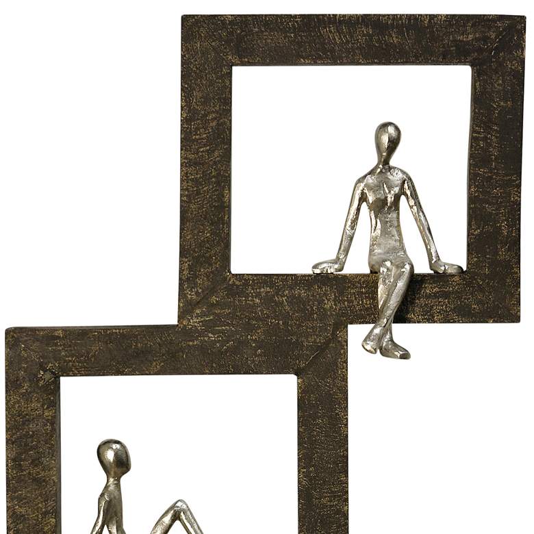Image 2 Ashaa Waiting Windows 27" High Wall Sculpture more views