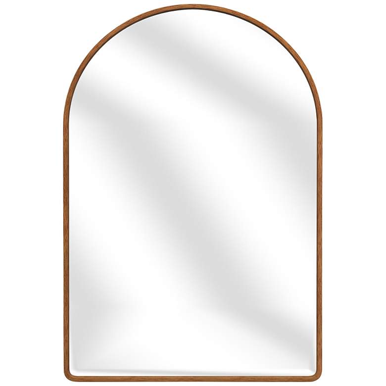 Image 3 Ashalee Natural Oak 24" x 35" Arched Top Wall Mirror