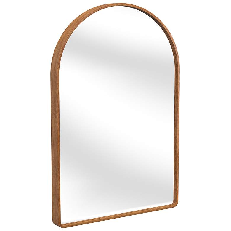 Image 6 Ashalee Natural Oak 24" x 35" Arched Top Wall Mirror more views