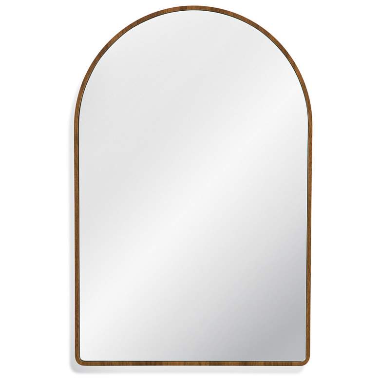 Image 7 Ashalee Natural Oak 24" x 35" Arched Top Wall Mirror more views