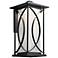 Ashbern 18 1/4" High Textured Black LED Outdoor Wall Light