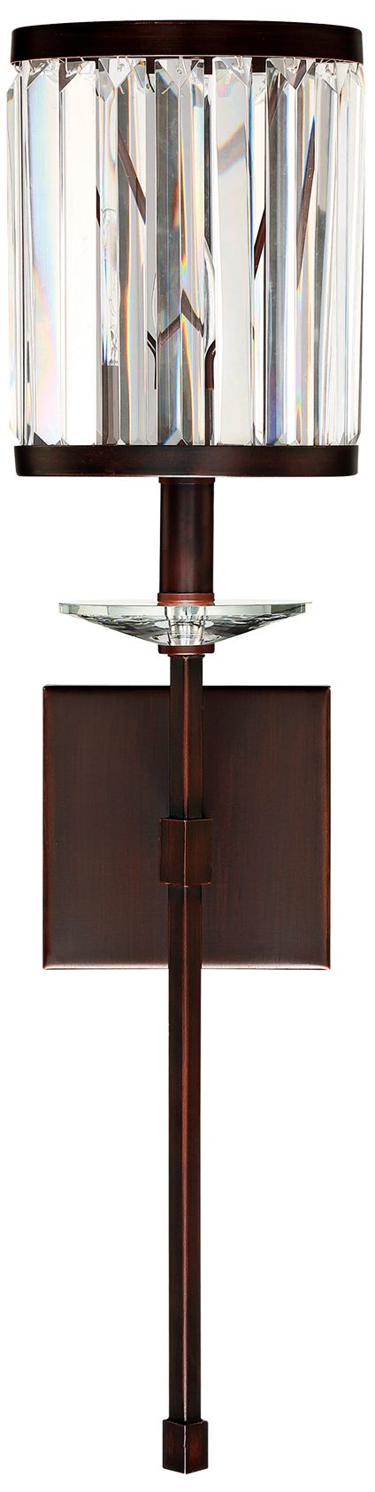 Image 4 Ashbourne 1-Light Wall Sconce in Mohican Bronze more views