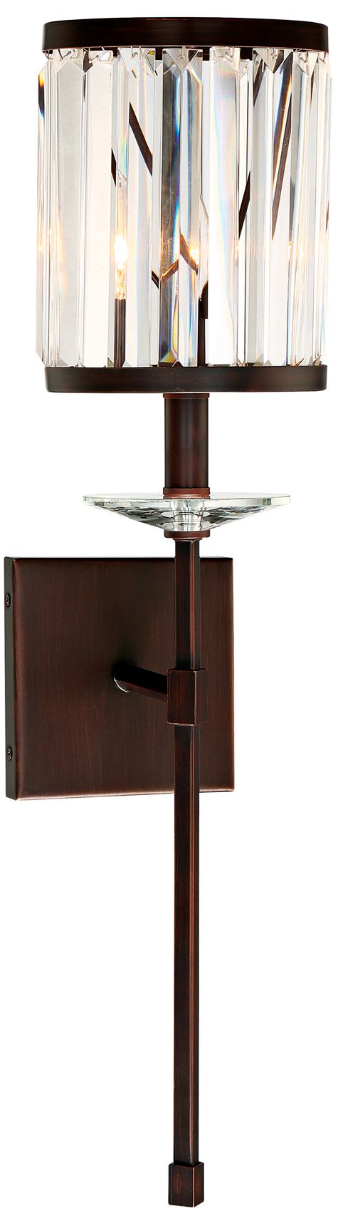 Image 5 Ashbourne 1-Light Wall Sconce in Mohican Bronze more views