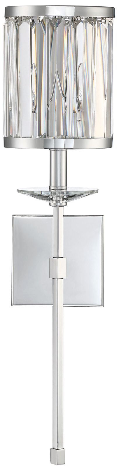 Thumbnail3 of Ashbourne 1-Light Wall Sconce in Polished Chrome more views