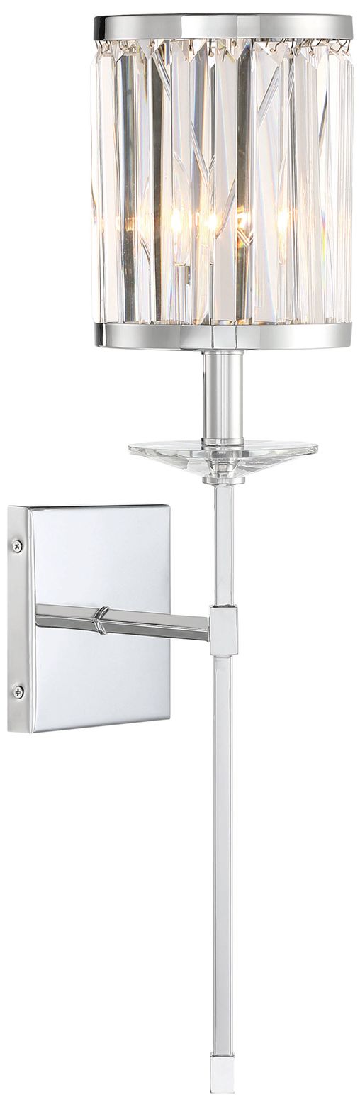 Ashbourne 1-Light Wall Sconce in Polished Chrome