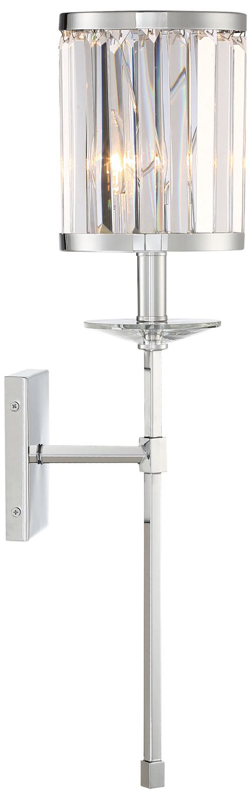 Ashbourne 1-Light Wall Sconce in Polished Chrome