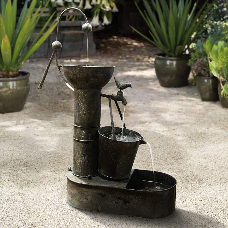 Image 1 Ashbridge Tiering Tin 33 inch High Fountain