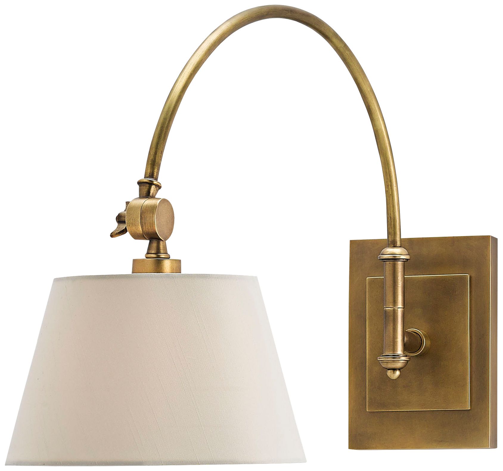 brass swing arm lights