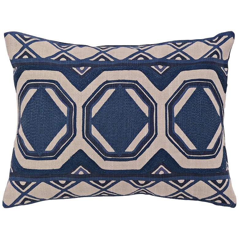Image 1 Ashby Ink Blue 16 inch x 12 inch Decorative Pillow