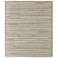Ashby Stripes Hand Woven White Area Rug 2' x 3'