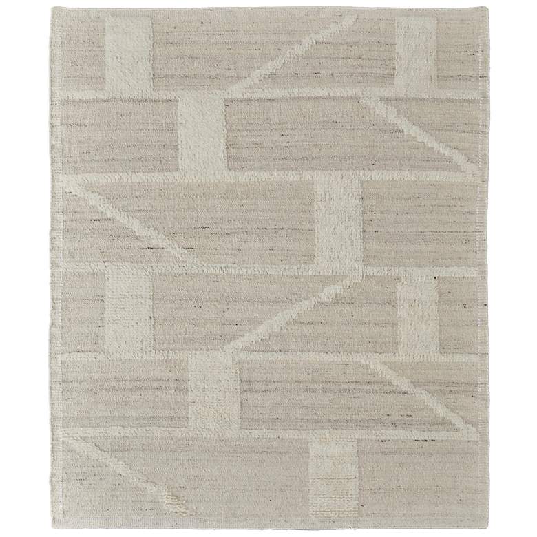 Image 1 Ashby Transitional Geometric Hand Woven Tan Area Rug 8908F