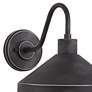 3_Ashe 10" High Iron Black Outdoor Wall Light more views