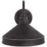 4_Ashe 10" High Iron Black Outdoor Wall Light more views