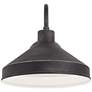 5_Ashe 10" High Iron Black Outdoor Wall Light more views
