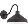 6_Ashe 10" High Iron Black Outdoor Wall Light more views