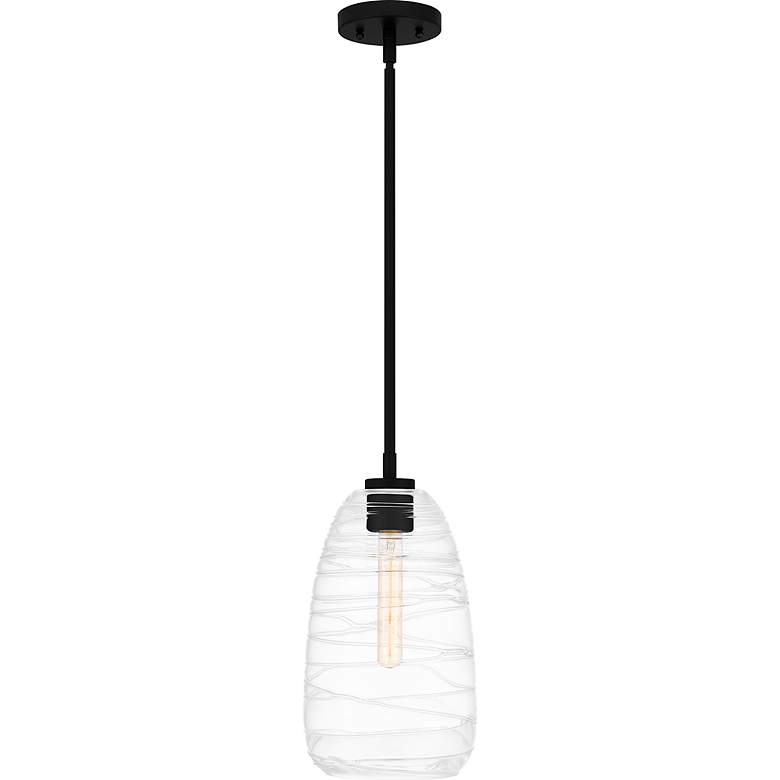 Image 4 Asher 1-Light Matte Black Mini Pendant more views