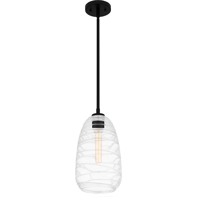 Image 6 Asher 1-Light Matte Black Mini Pendant more views