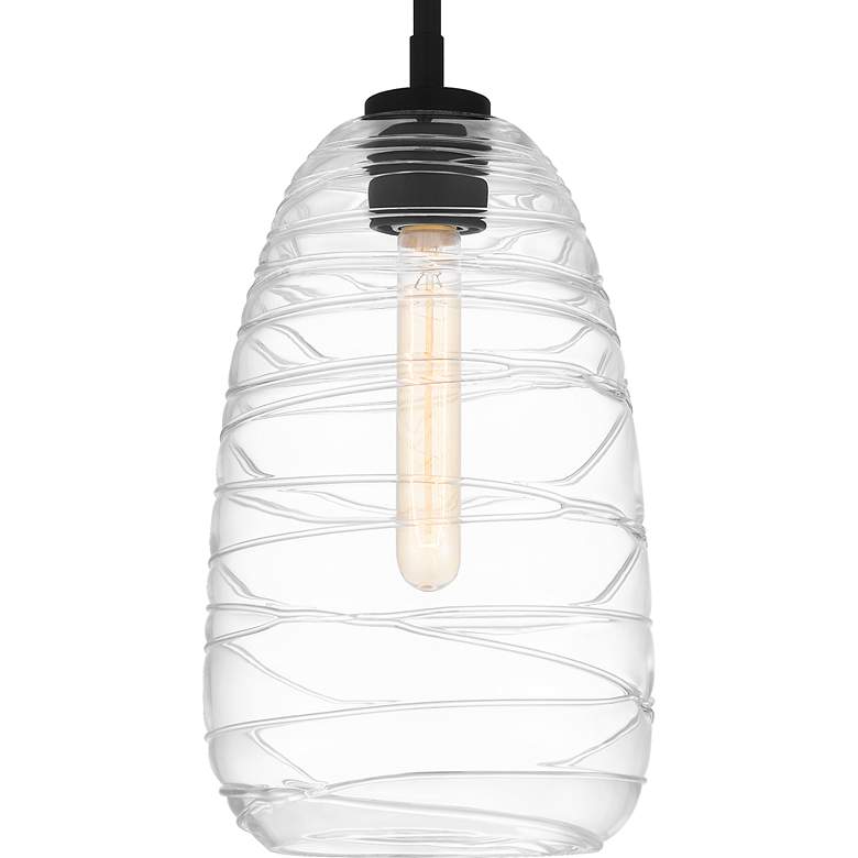 Image 7 Asher 1-Light Matte Black Mini Pendant more views