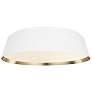 2_Asher 19" Wide Matte White Ceiling Light more views