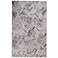 Asher Geometric Tufted Wool Rug, Opal Gray/Warm Gray,
