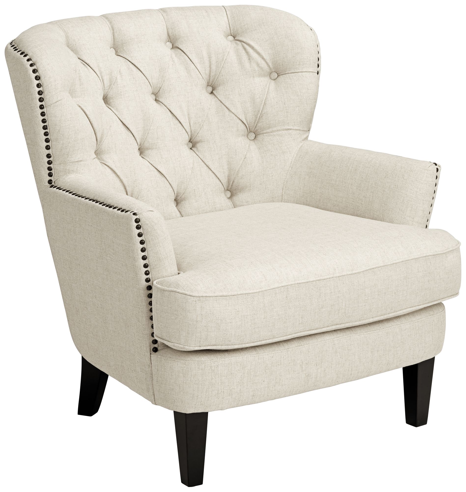 linen accent chair