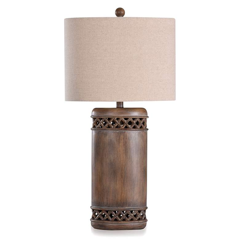 Image 1 Asher - Table Lamp - Espresso Brown