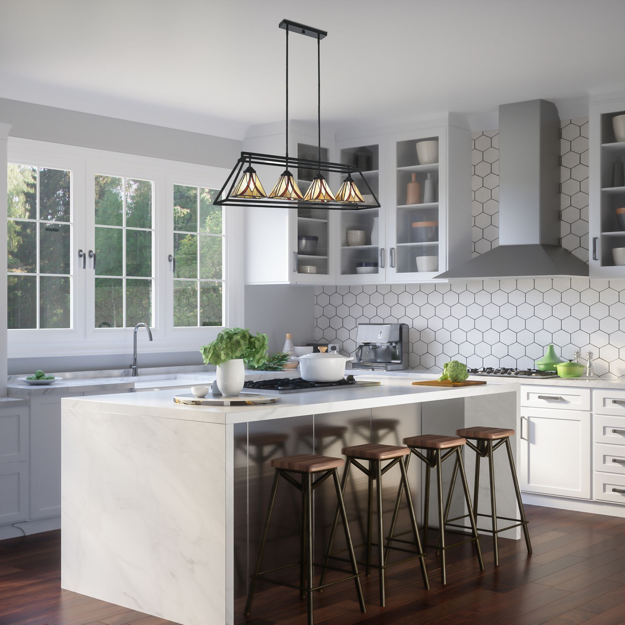 Asheville Island Light 84C63 Lamps Plus