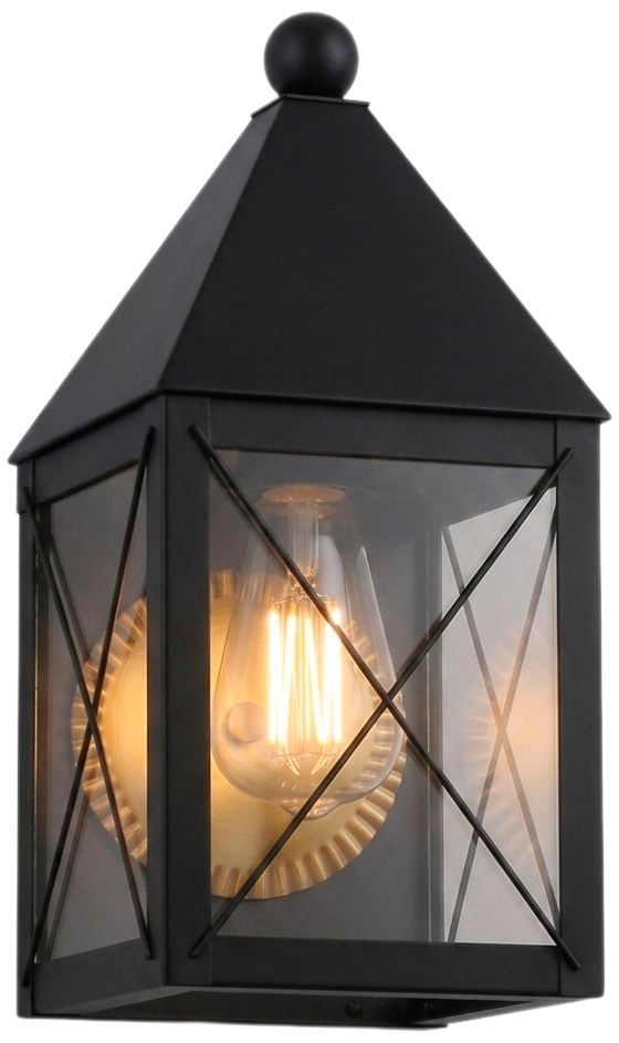 Ashford - 1 Light - 11 inch - Matte Black - Solid Brass - Sconce