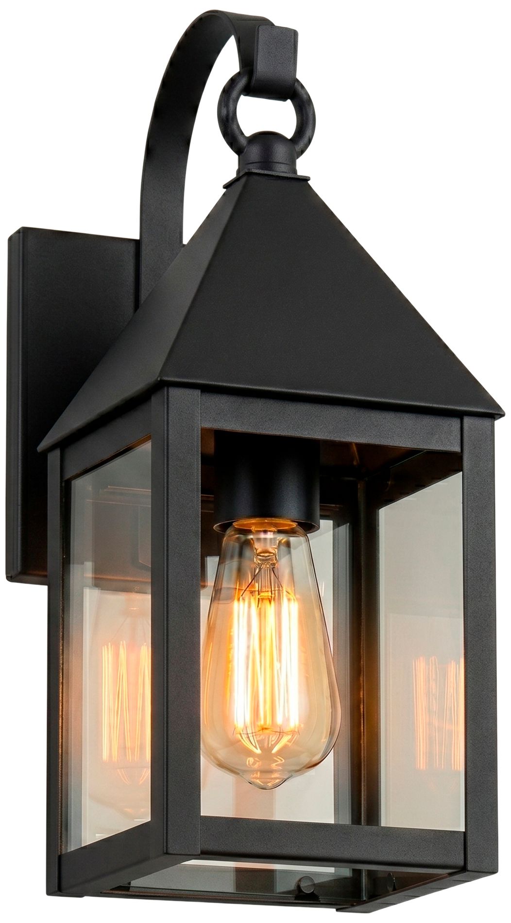 Ashford - 1 Light - 13 inch - Matte Black - Solid Brass - Sconce