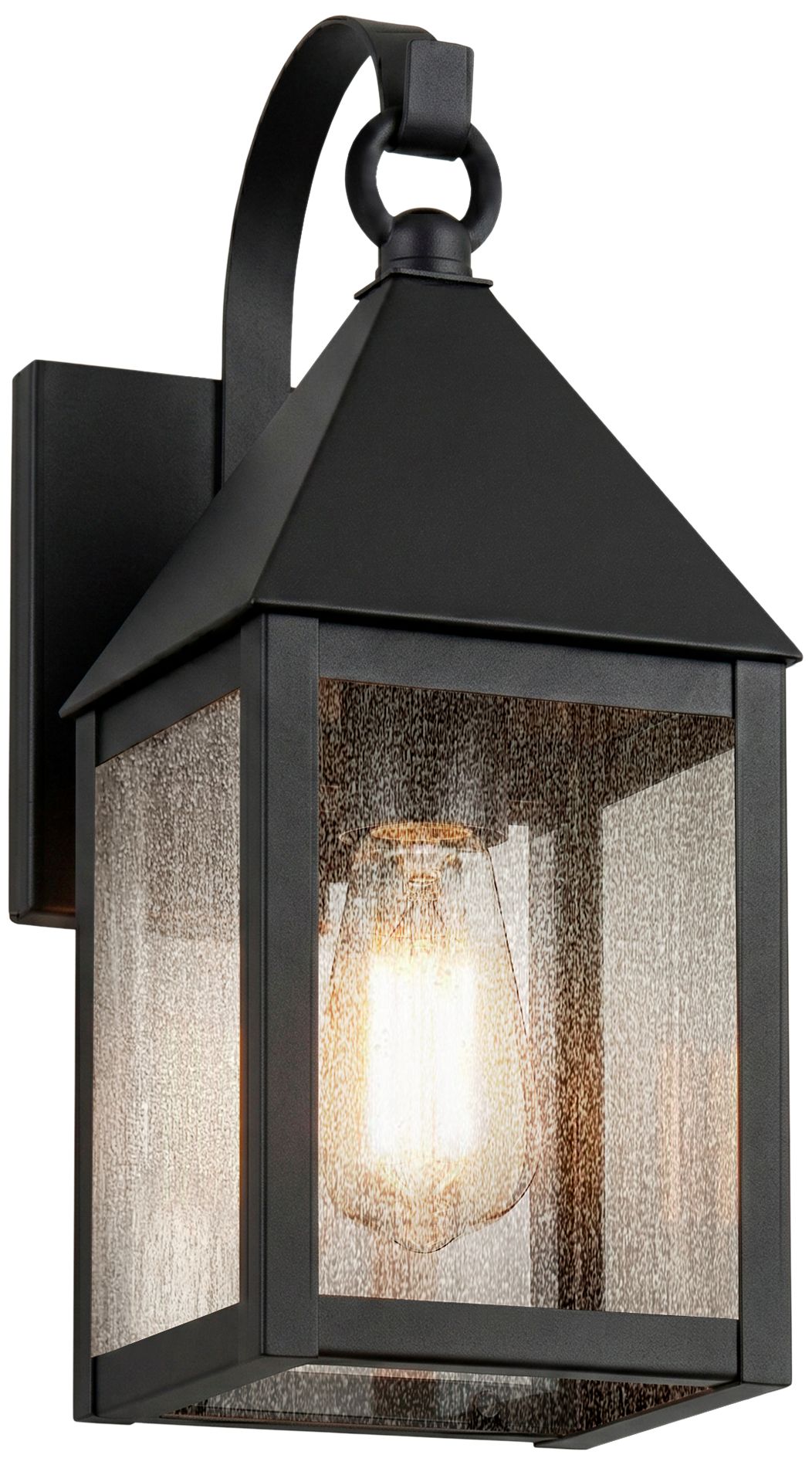 Ashford - 1 Light - 13 inch - Matte Black - Solid Brass - Sconce