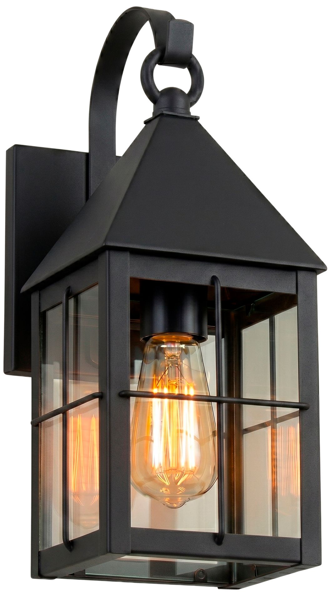 Ashford - 1 Light - 13 inch - Matte Black - Solid Brass - Sconce