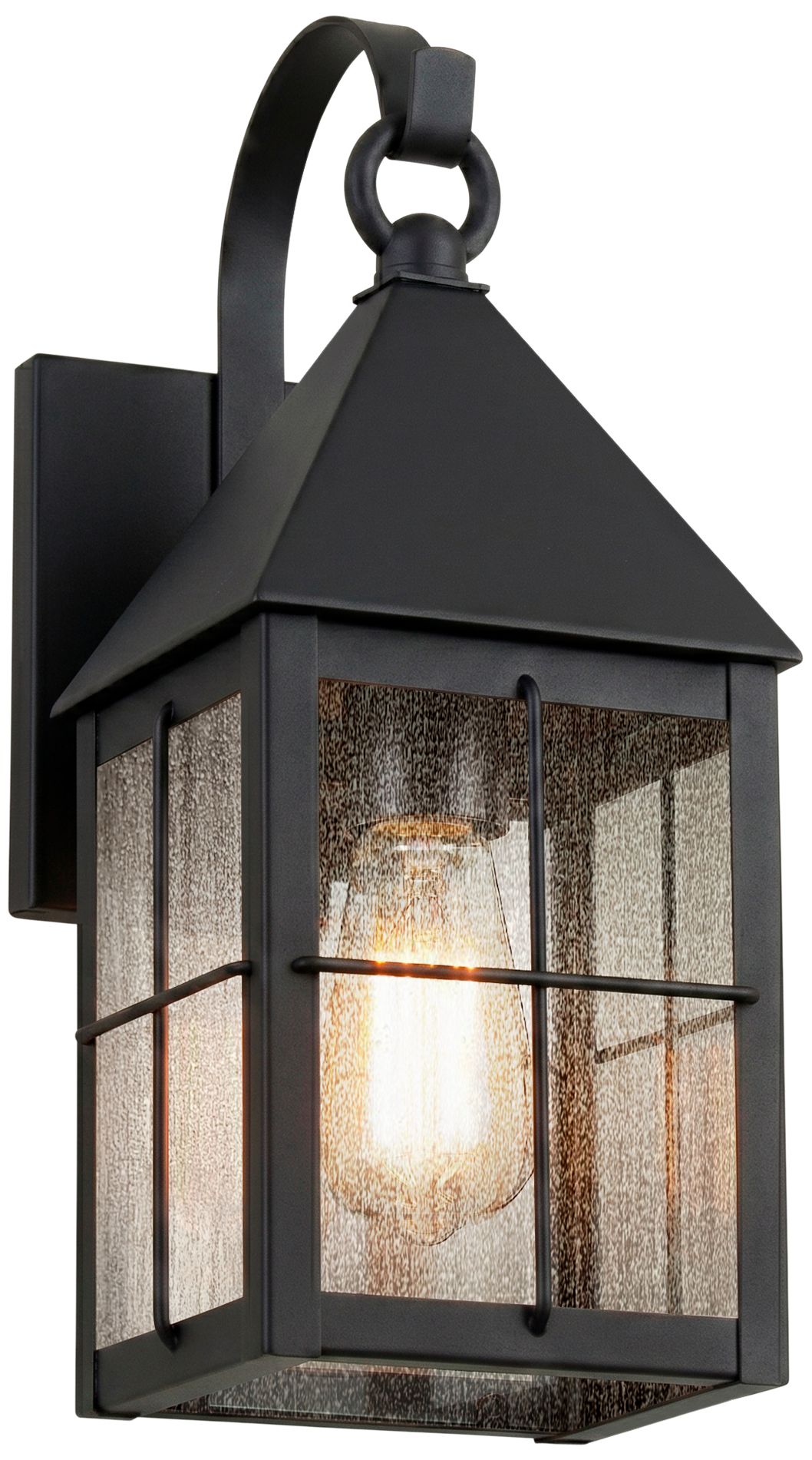 Ashford - 1 Light - 13 inch - Matte Black - Solid Brass - Sconce