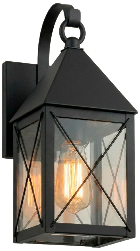 Ashford - 1 Light - 13 inch - Matte Black - Solid Brass - Sconce